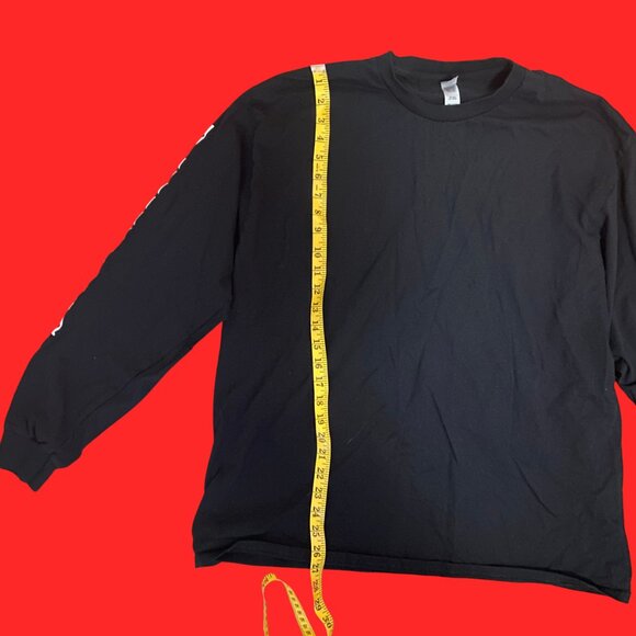 Vintage Phillips Steeplejacks Long Sleeve Graphic Tee | Black Ultra Cotton XL - Picture 6 of 10